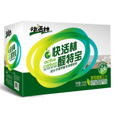 快活林醛特宝1400g 家居急入住/母婴除甲醛家装除醛木炭 家用去甲醛椰壳活性炭包