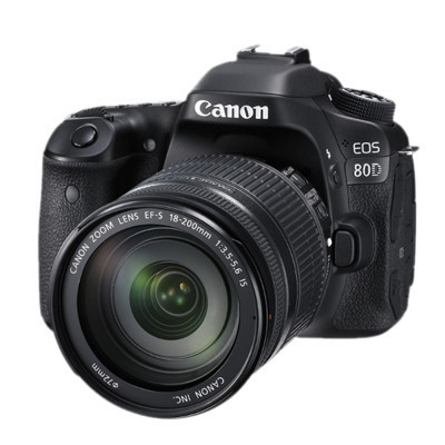 佳能(Canon) EOS 80D套机(18-200mm)单反相机套机 80d镜头套机