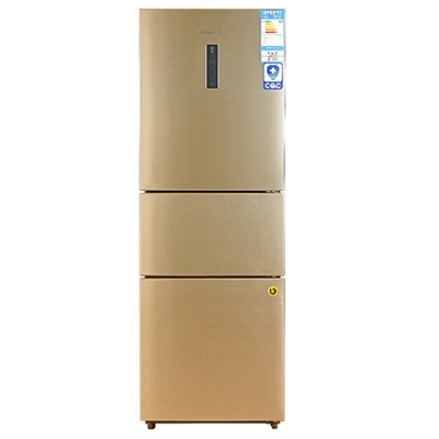 新飞(Frestec) BCD-256WKSR 256升三门冰箱 智能温控 风冷除菌 家用 亚银拉丝金