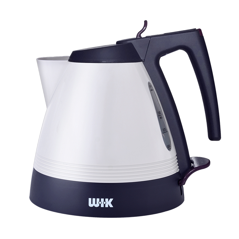 伟嘉(WIK)电热水壶1L 双层塑胶 家用电水壶 专业型9501F(斜顶盖)