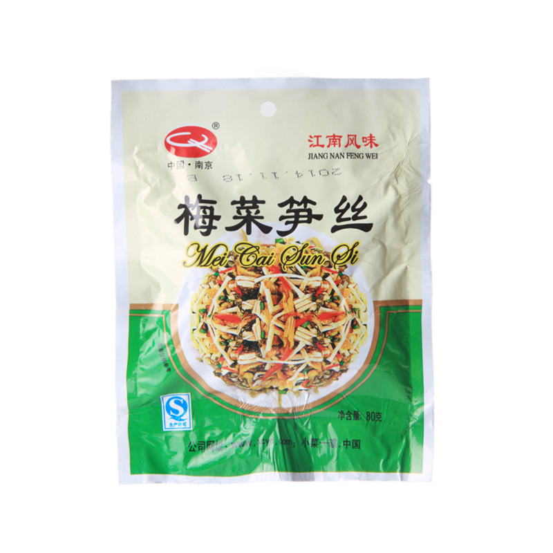 小菜一碟 梅菜笋丝 80g 袋装 江南风味 榨菜 下饭菜 面条泡面好搭档 酱菜类 蔬菜类