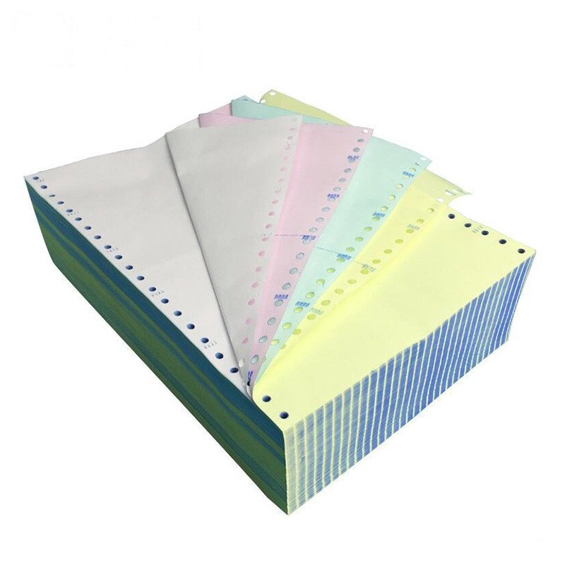 海之歐电脑打印纸190-4联1等分190-4-1仓库发货单 出库单四层打印纸 品牌直销 连续打印 显色清晰 1000