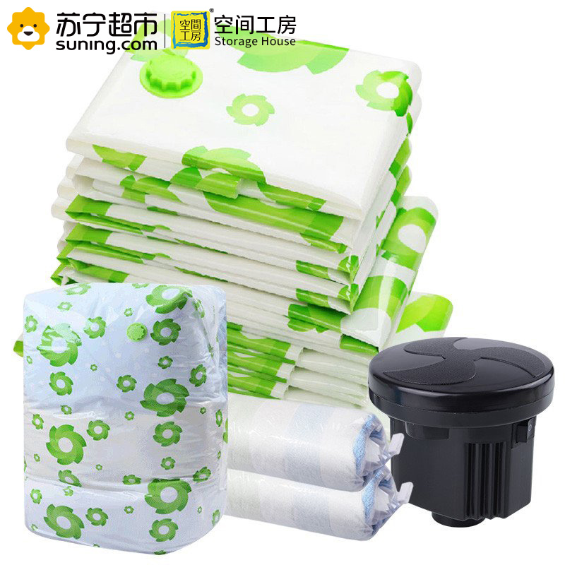 空间工房11丝印花12+1套 绿色