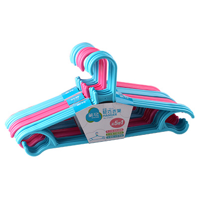 茶花(CHAHUA)轻巧衣架07091T干湿带钩衣架防风防滑衣撑晾晒架翼型架文胸晾晒架颜色随机