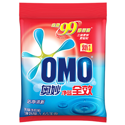 奥妙净蓝全效洁净清新洗衣粉1650g[联合利华]