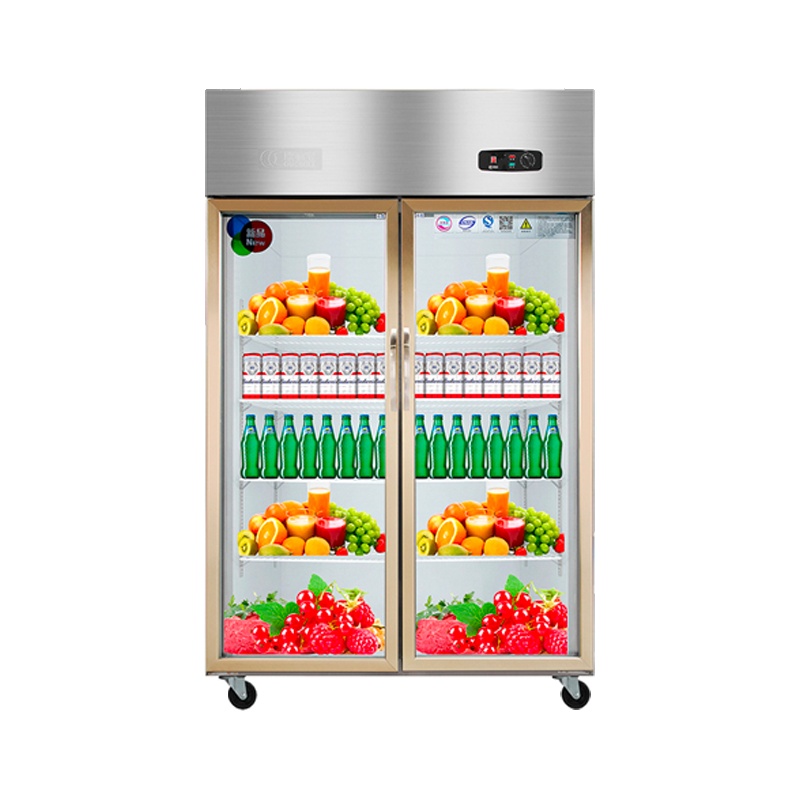 欧驰宝(OUCBOLL)780升厨房冰箱 大容量 冰柜 冷藏柜· 商用展示柜 不锈钢厨房冰箱 立式冷柜冰箱