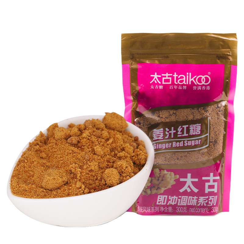 太古 300g姜汁红糖/袋 厨房调味食糖 生姜茶红糖 太古出品