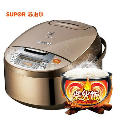 苏泊尔(Supor)CFXB40FC33-75 电饭煲 4L 球釜电饭煲 电饭锅 智能预约 加厚陶晶球釜内胆