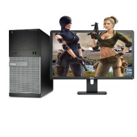 戴尔(DELL)OptiPlex 3020MT 台式电脑主机 i3-4160 4G 500G DVD刻录 19.5英寸