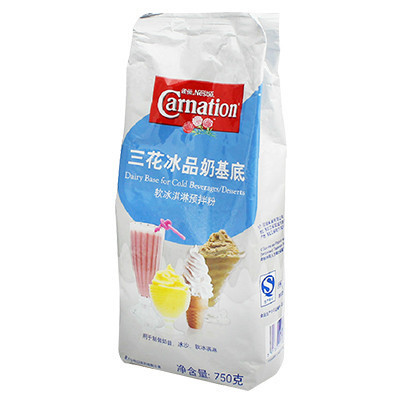 雀巢(Nestle)三花冰品奶基底 750g 袋装