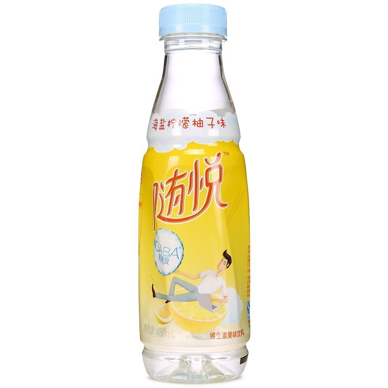 随悦海盐柠檬柚子味维生素果味饮料 480ML 1*15