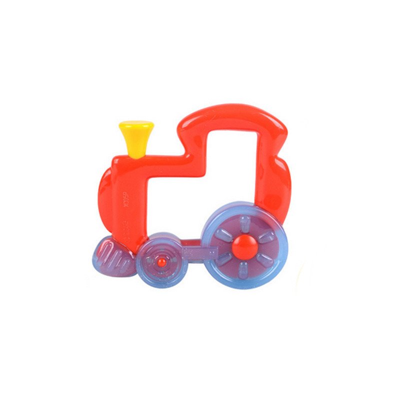 美国nuby/努比 婴儿宝宝磨牙棒儿童专用可爱舒适按摩固齿器牙胶小车