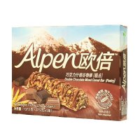 欧倍(Alpen)巧克力什锦谷物棒(糕点)5条装(137.5克)