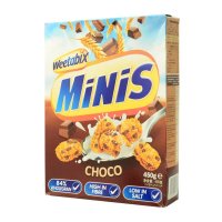 英国进口 维多麦(Weetabix)迷你早餐小饼(含巧克力)(450g)