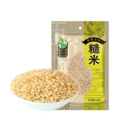 禾煜 糙米 400g/袋 五谷杂粮 米面粮油 粗粮 禾煜出品