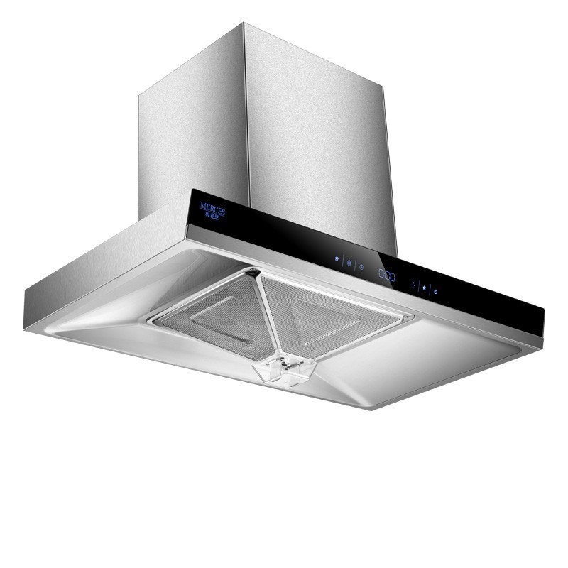 万和高端臻品 梅赛思(Merces)CXW-230-MT82A欧式T型抽油烟机大容量集油杯(银色)易清洗噪声小质保3年