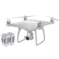 大疆创新(DJI)精灵 Phantom 4 高清航拍四轴无人机 三电套装 + 电池管家