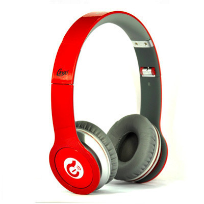 赛尔贝尔(SYLLABLE) G05-003 OST原声带重低音有线音乐耳机 带麦 红色