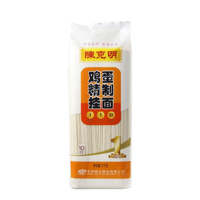 陈克明 鸡蛋精制挂面 1000g*1