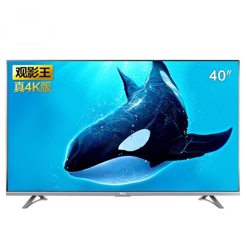 TCL D40A620U 40英寸 观影王 真4K超高清 10核安卓智能 LED液晶电视机(黑色)