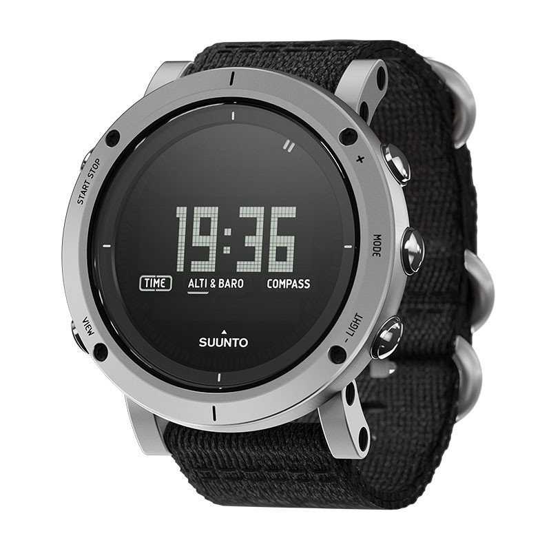 颂拓(SUUNTO)智能手表 本源黑色编织表带户外腕表SS021218000