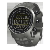 颂拓（SUUNTO）手表户外运动元素山雄灰色橡胶表带男表SS020336000