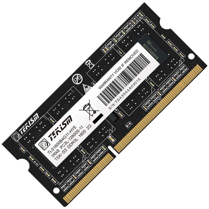 特科芯(TEKISM)TEK-S3 2G DDR3L 1600MHz 笔记本内存条