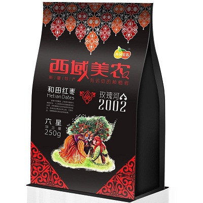 [苏宁超市]西域美农 六星红枣250g