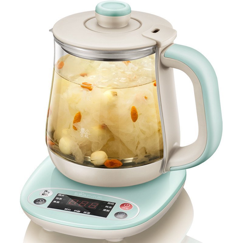 小熊(Bear)养生壶YSH-A08H1 304不锈钢滤网 多功能玻璃电热水壶煮茶壶