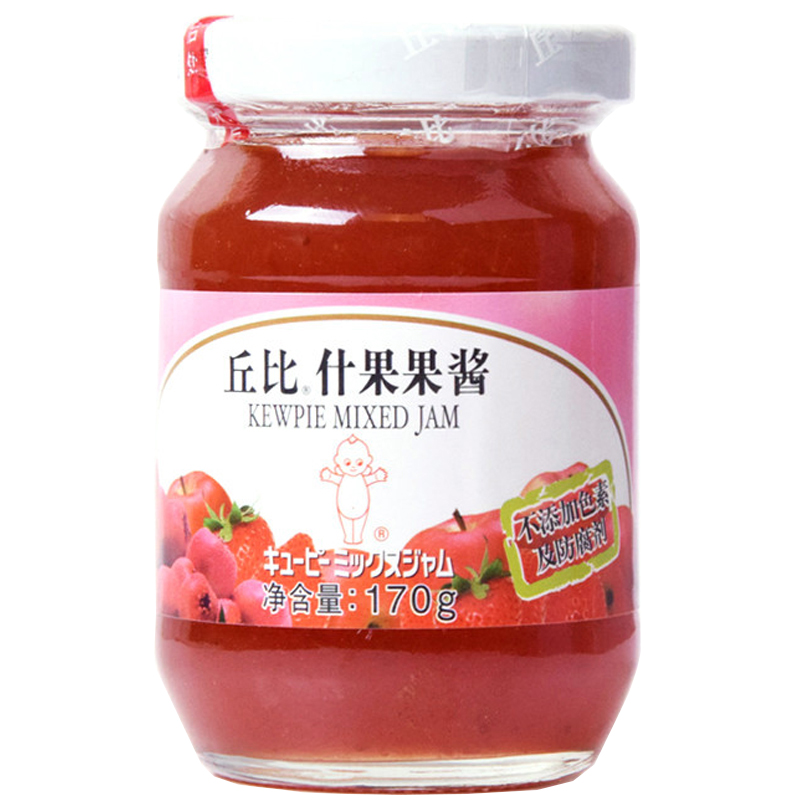 丘比(KEWPIE)什果酱170克/瓶装 国产食品调味品酱料西餐必备,糕点烘焙必备,健康营养,方便食用,厨房调味酱