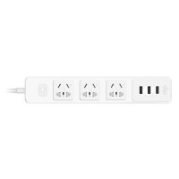 aigo 爱国者 CP01 全长1.8米 多功能插排 智能USB充电 白色