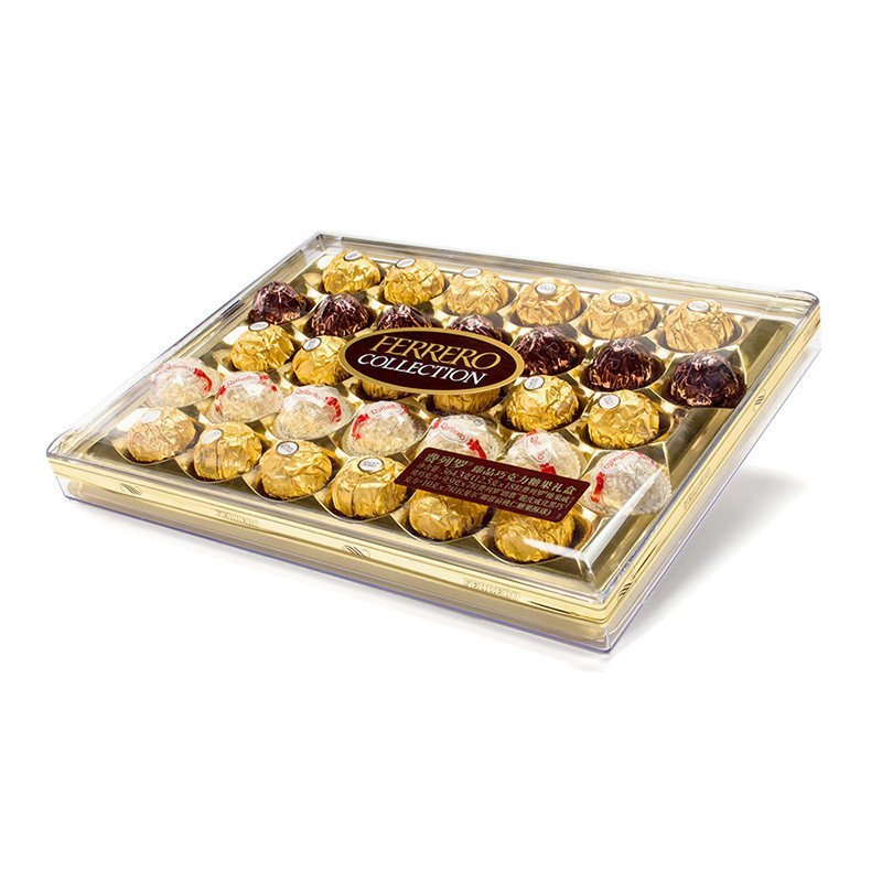 Ferrero 费列罗 臻品巧克力糖果礼盒 364.3g 32粒装 意大利波兰德国进口