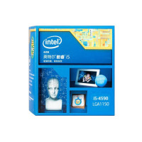 英特尔(Intel)酷睿四核 i5-4590 1150接口 3.3GHz 盒装CPU处理器