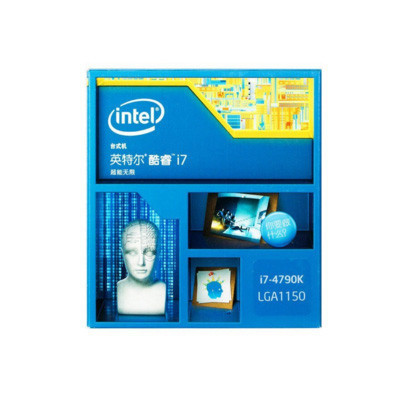 英特尔(Intel)酷睿四核 i7-4790K 1150接口 4GHz 盒装CPU处理器