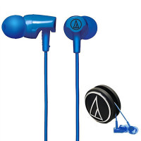 铁三角(Audio-technica)ATH-CLR100 BL 蓝色 入耳式耳机耳塞