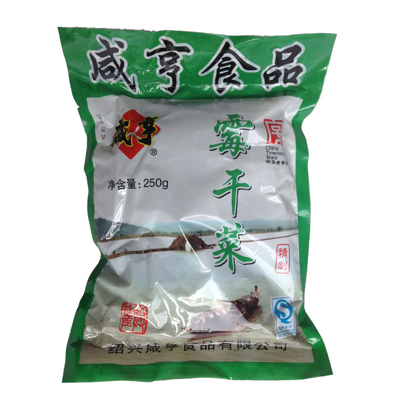 [苏宁易购超市]咸亨霉干菜250g