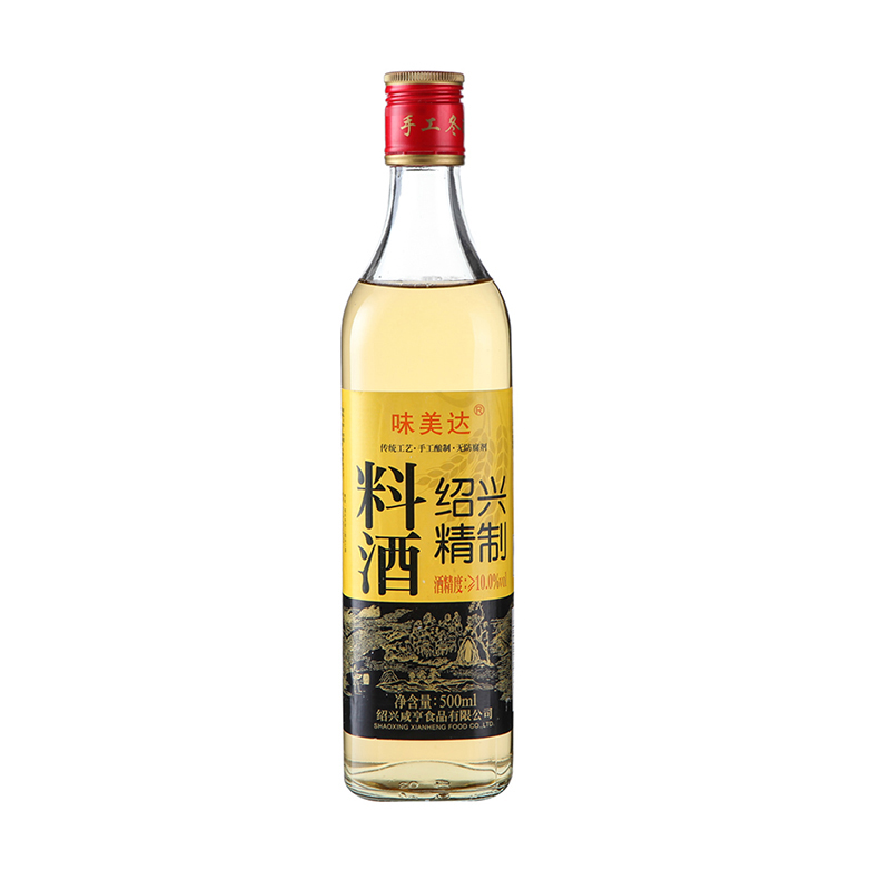 味美达 绍兴精制料酒 500ml