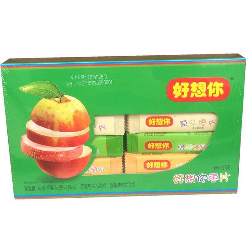 好想你混装枣片360g 健康零食