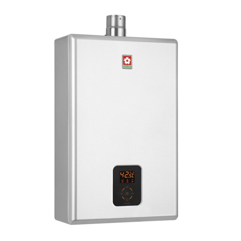 樱花卫厨（SAKURA）燃气热水器 16L环保恒温型数码智能即开即热式燃气热水器JSQ32-B-96A（天燃气/液化气）