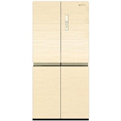 美的(Midea)BCD-482WGPM 482升 变频节能 玻璃面板 家用静音十字对开多门电冰箱
