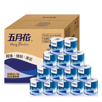 [苏宁超市]五月花 卷纸 超值3层有芯卷纸140g*27卷 量贩箱装