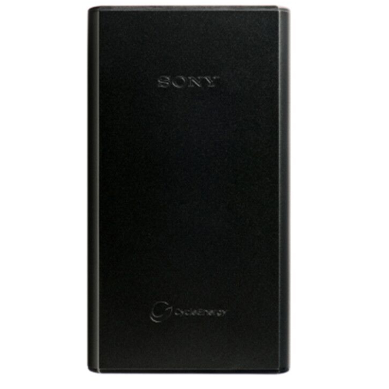 索尼(SONY)CP-S20(黑色) 20000毫安聚合物锂电电芯 铝制机身 USB移动电源 6.9A四接口快充 充电宝