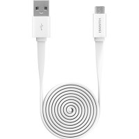 华为(HUAWEI)安卓电源线AP50白数据线 1.5m MICRO USB PE材质连接线
