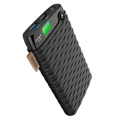 卡格尔(Cager)10000毫安 双向快充 聚合物移动电源/充电宝 B10000快充版 骑士黑