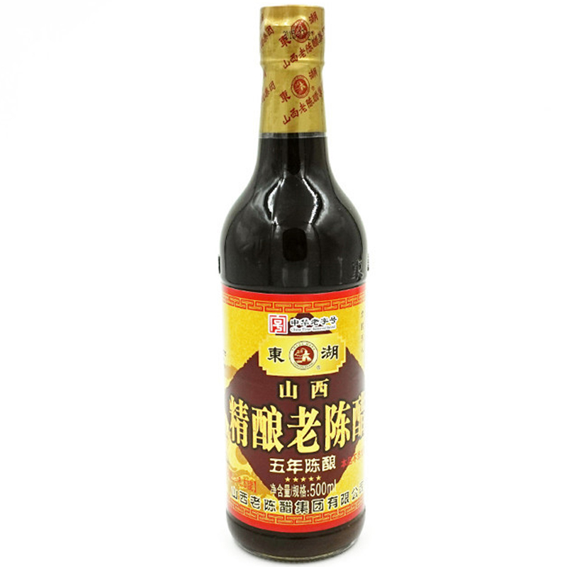 东湖精酿 老陈醋五年陈酿500ml 东湖调味醋 食醋 调味品 厨房调料