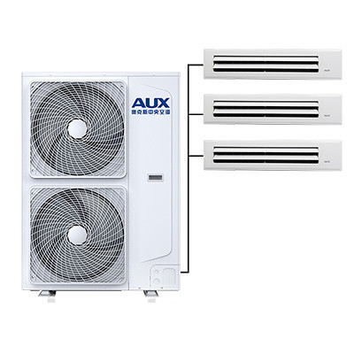 奥克斯(AUX)中央空调 5匹变频冷暖电辅 1级能效多联机DLR-H120W(C1)一拖三 适用80-105㎡