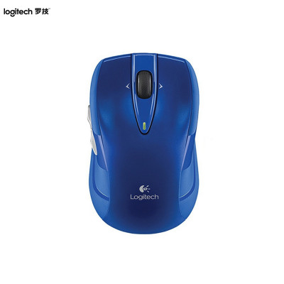 罗技(Logitech)M546 笔记本台式电脑通用USB 光电办公游戏无线鼠标 蓝色 光电鼠标 办公鼠标