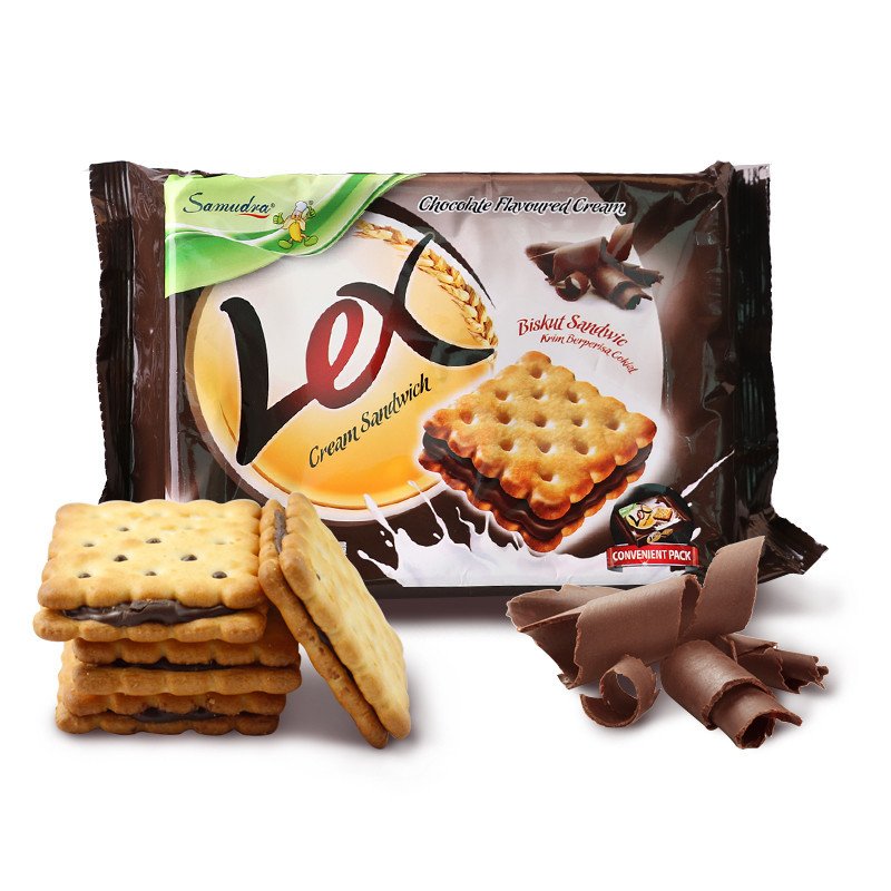 Samudra 森姆氏 Lex巧克力味夹心饼干 190g