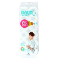 [苏宁易购超市]顺清柔环保特惠有芯卷纸卫生纸卷筒纸4层150g*12卷1800g装
