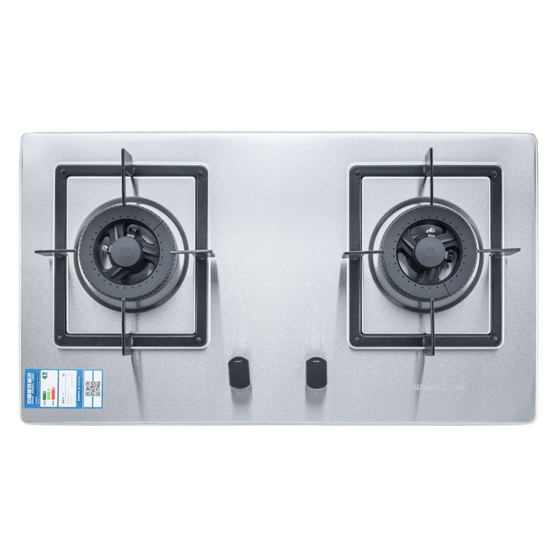 万喜JZT/Y-618A1燃气灶 不锈钢面板嵌入式灶具 一级能效 液化气 天然气